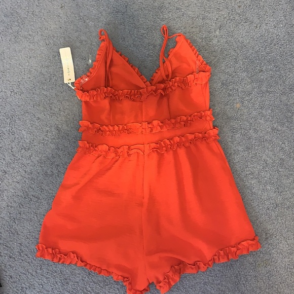 Red/orange romper - Picture 2 of 3